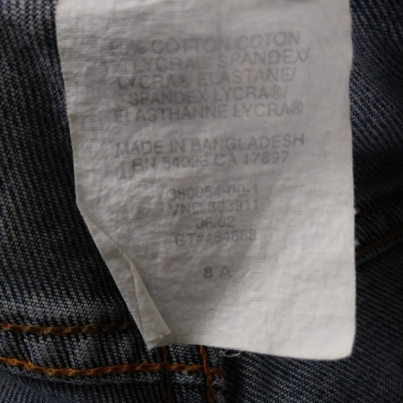 Gap Curvy Bootcut Blue Jeans Size 8A - Picture 6 of 6